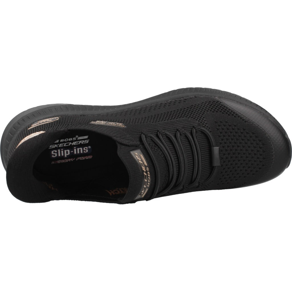 SKECHERS SLIP-INS BOBS SQUAD  DIRE STEP en color NEGRO  (7)