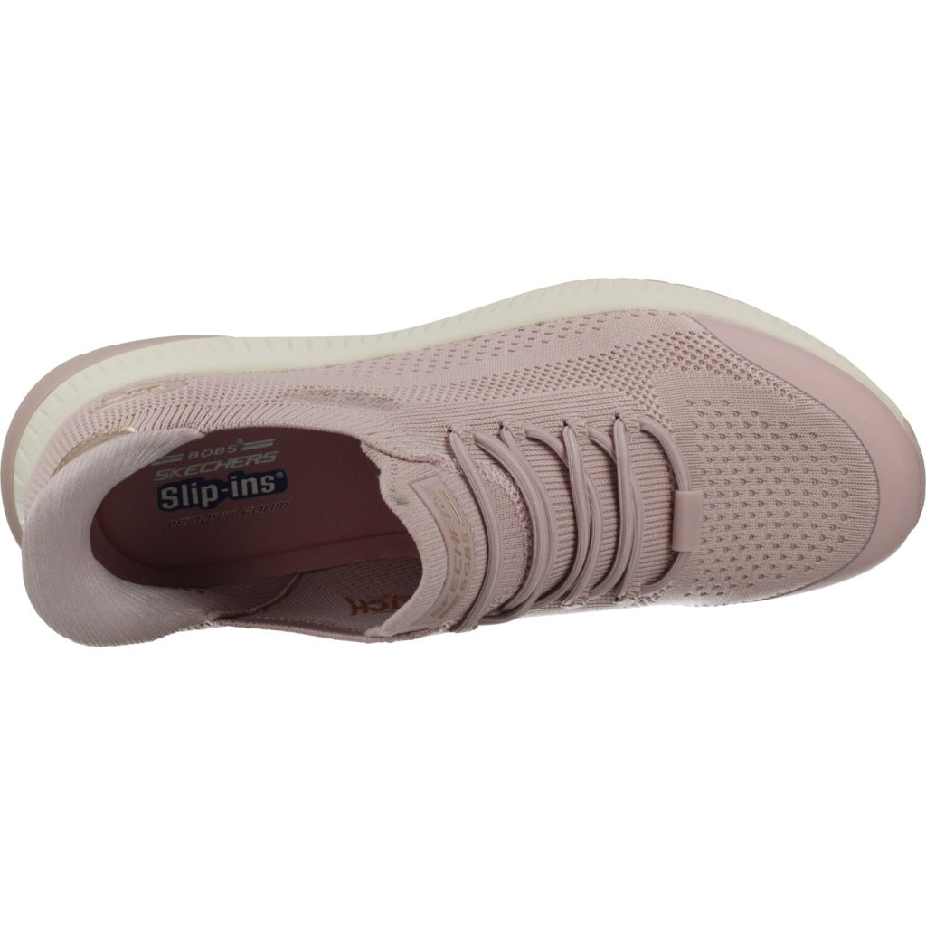 SKECHERS SLIP-INS BOBS SQUAD  DIRE STEP en color ROSA  (7)