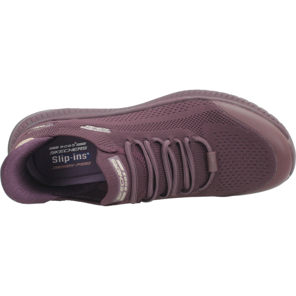 SKECHERS S BOBS SQUAD  DIRE STEP en color BURDEOS  (7)