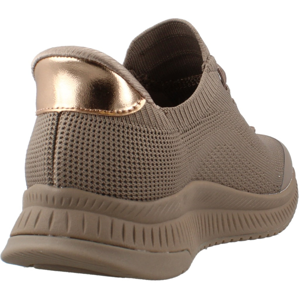 SKECHERS S BOBS SQUAD  DIRE STEP en color MARRON  (3)