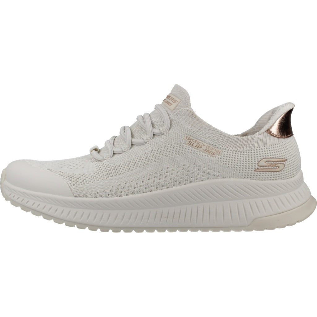 SKECHERS SLIP-INS BOBS SQUAD  DIRE STEP en color BLANCO  (2)
