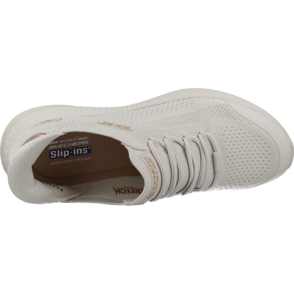SKECHERS SLIP-INS BOBS SQUAD  DIRE STEP en color BLANCO  (7)