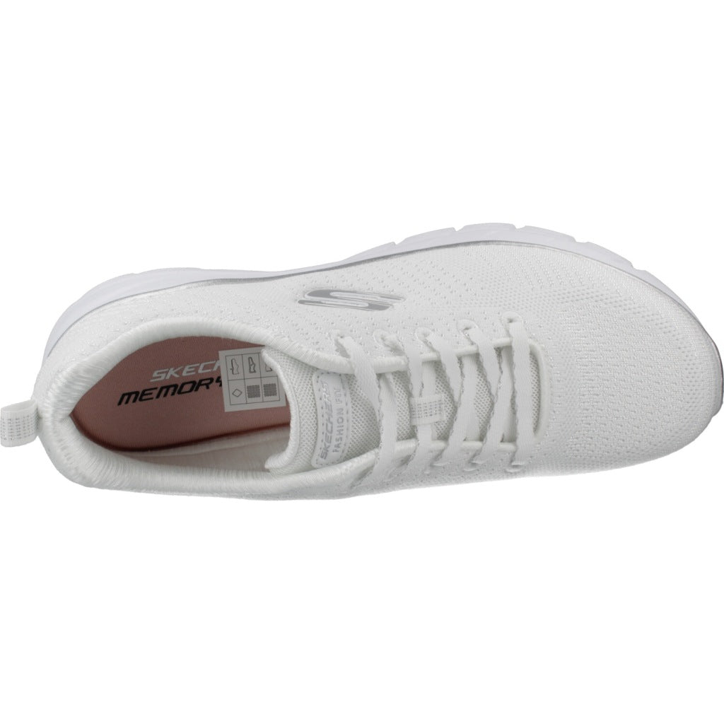 SKECHERS FASHION FIT . MOONLIGHT en color BLANCO  (7)