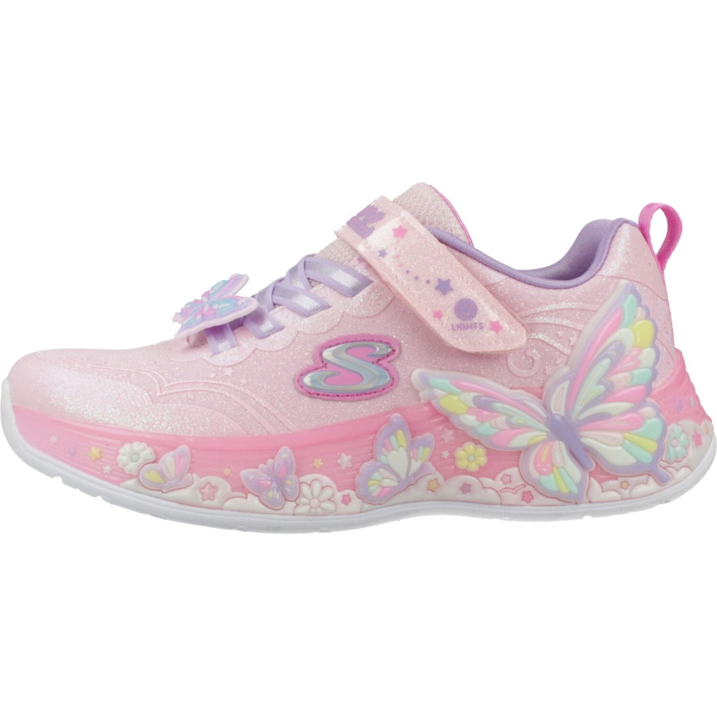 SKECHERS BUTTERFLY BLISS en color ROSA  (2)