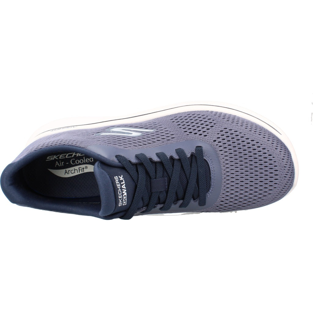 SKECHERS GO WALK ARCH FIT N JOY JUNI en color AZUL  (7)