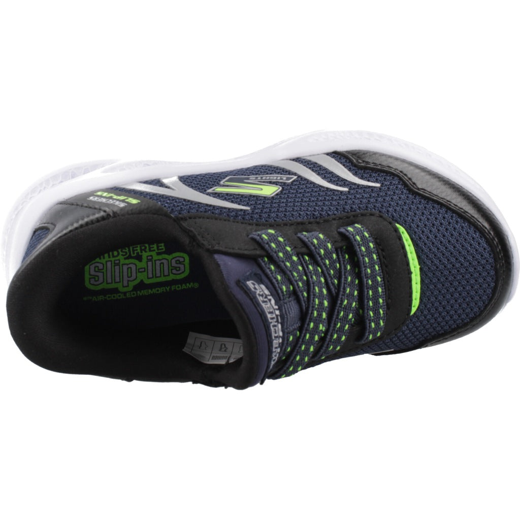 SKECHERS SLIP-INS METEOR LIGHTS en color AZUL  (7)