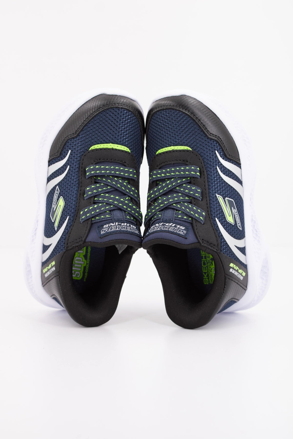 SKECHERS SLIP-INS METEOR LIGHTS en color AZUL  (3)