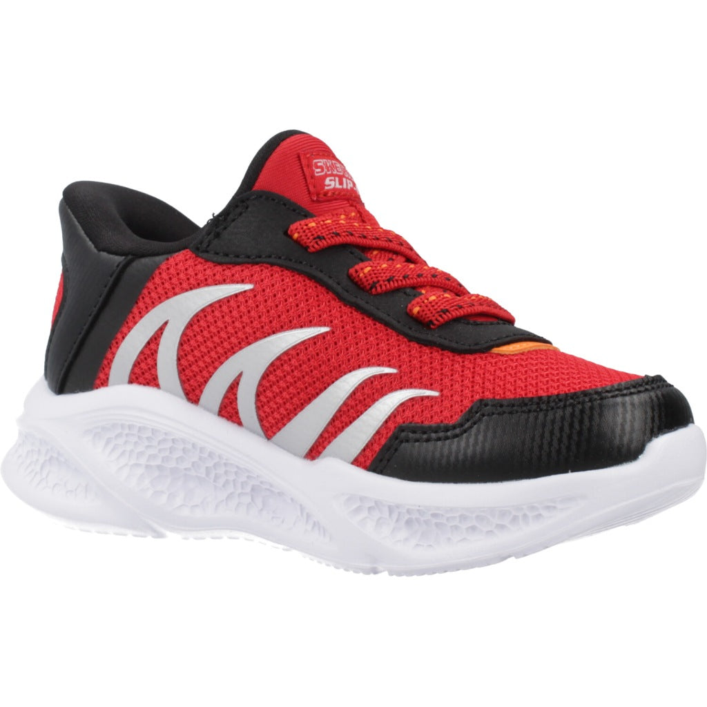 SKECHERS SLIP-INS METEOR LIGHTS en color ROJO  (5)