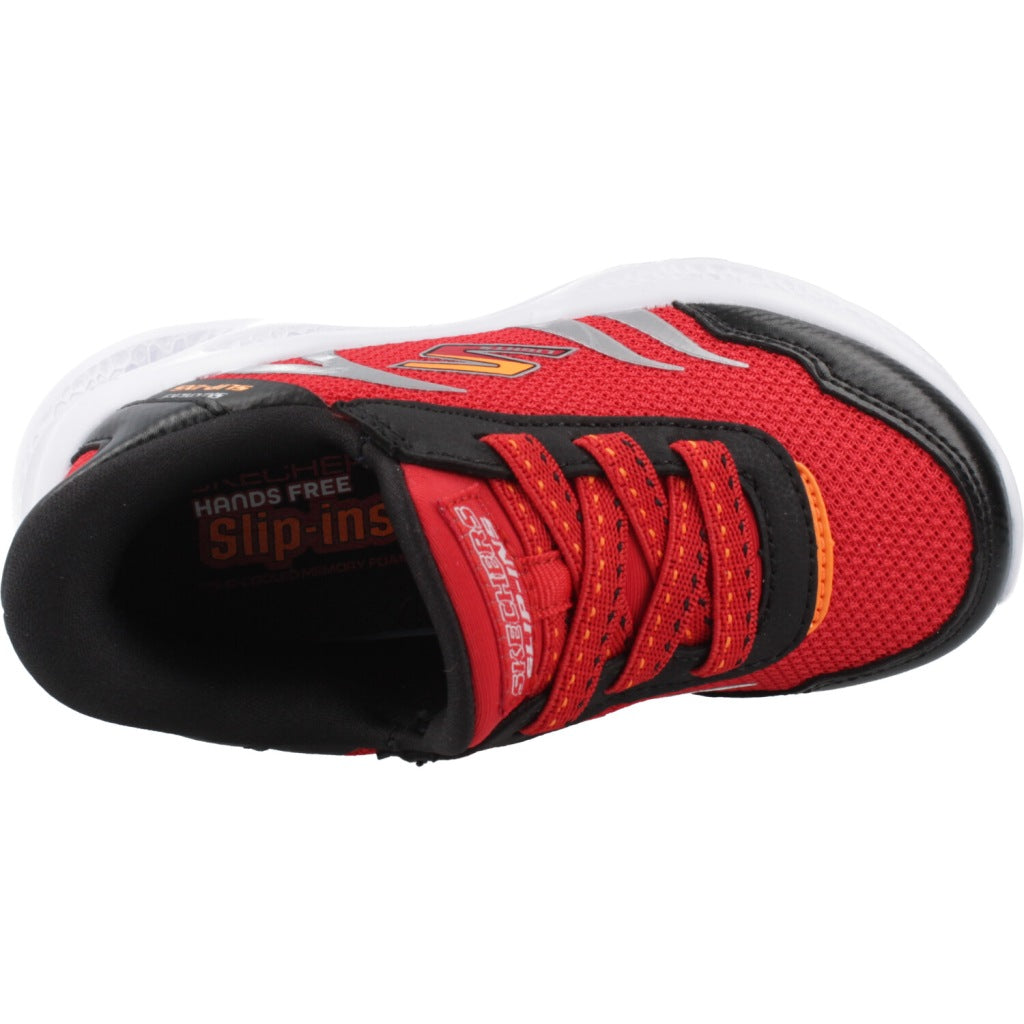 SKECHERS SLIP-INS METEOR LIGHTS en color ROJO  (7)