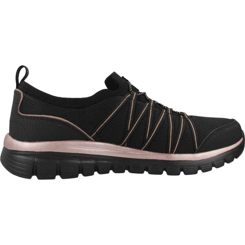 SKECHERS GRACEFUL PURECRUSH en color NEGRO  (4)