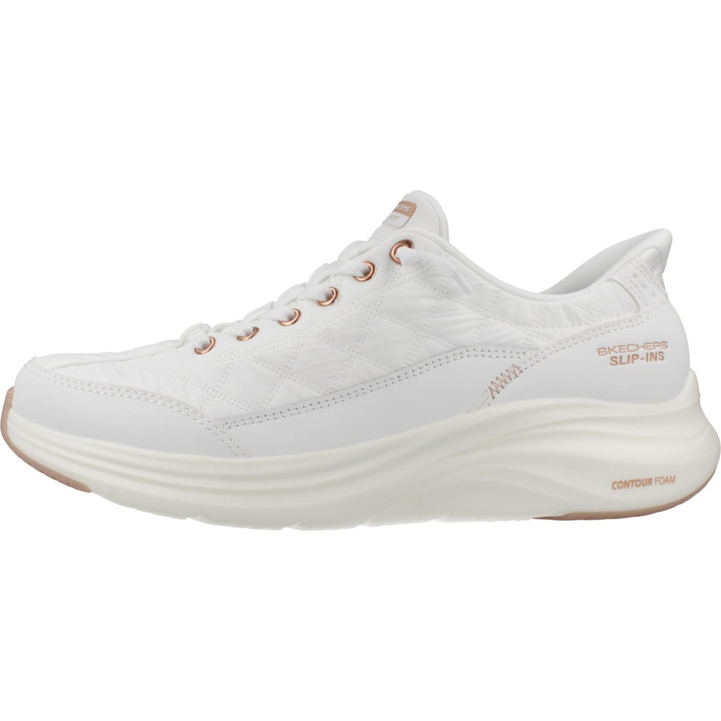 SKECHERS CONTOUR FOAM GOLDEN HOUR en color BLANCO  (2)