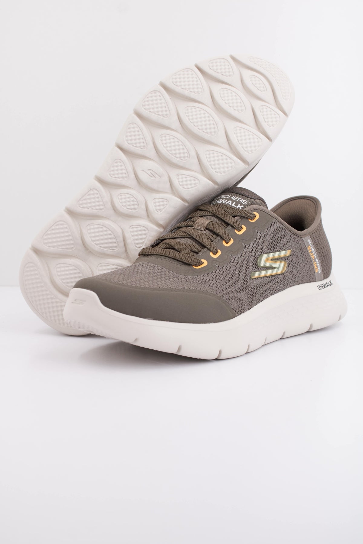 SKECHERS SLIP-INS GO WALK FLEX NETRO en color MARRON  (5)