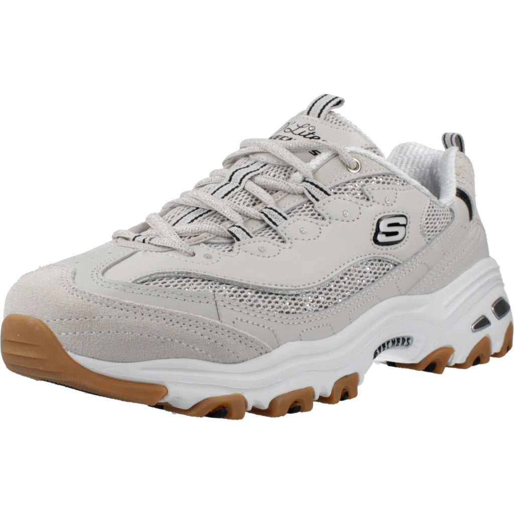 SKECHERS D LITES STELLAR SHIMMER en color BEIS  (1)