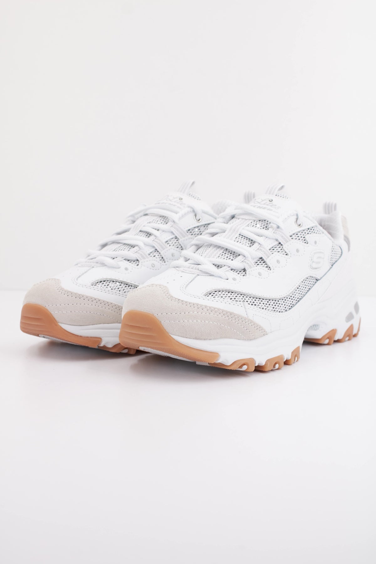 SKECHERS D LITES STELLAR SHIMMER en color BLANCO  (2)