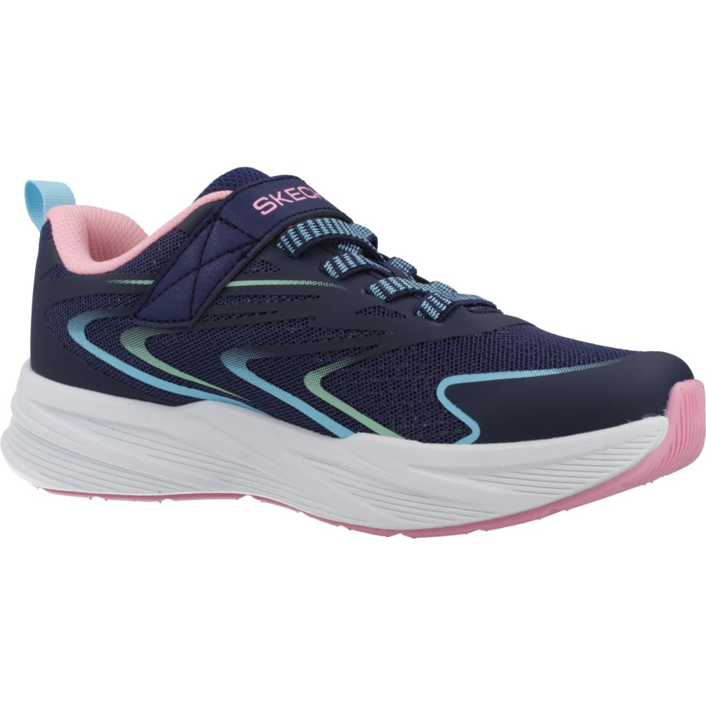 SKECHERS MICROSPEC TREAD HYPER SPEED en color AZUL  (5)