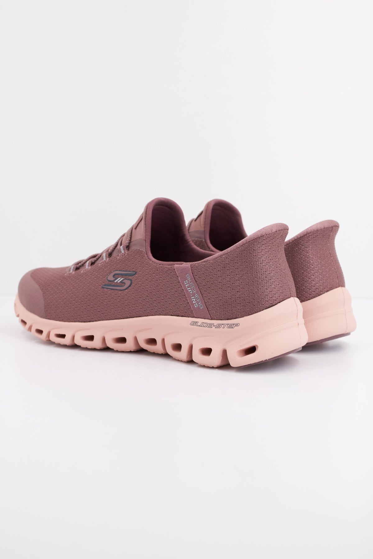 SKECHERS SLIP-INS GLIDE STEP VIBEY en color BURDEOS  (4)