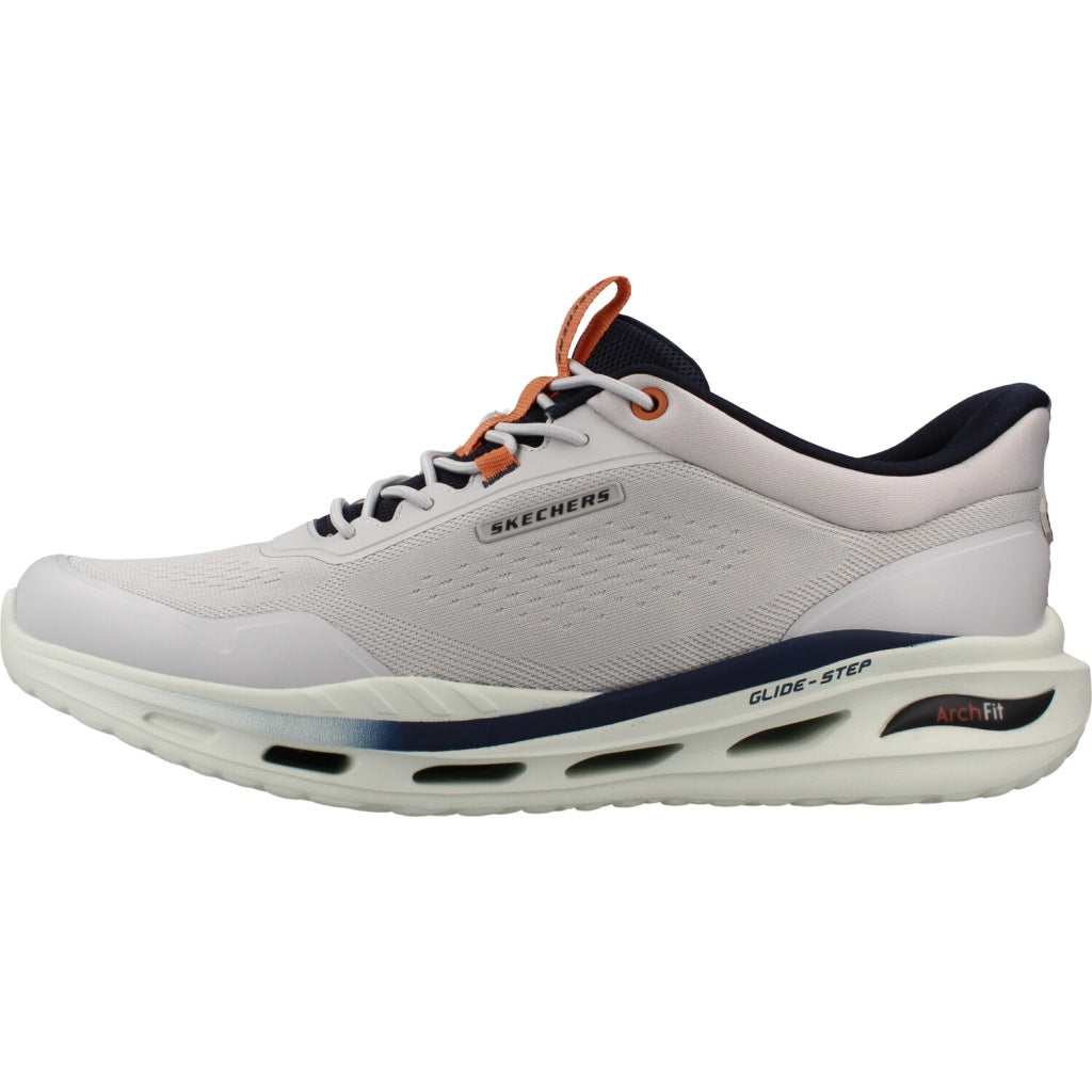 SKECHERS ARCH FIT ORVAN HUNTER en color GRIS  (2)