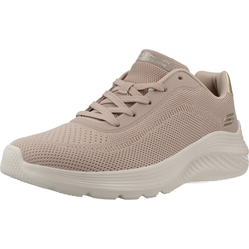 SKECHERS BOBS SQUAD WAVES CURRENT en color MARRON CLARO  (1)