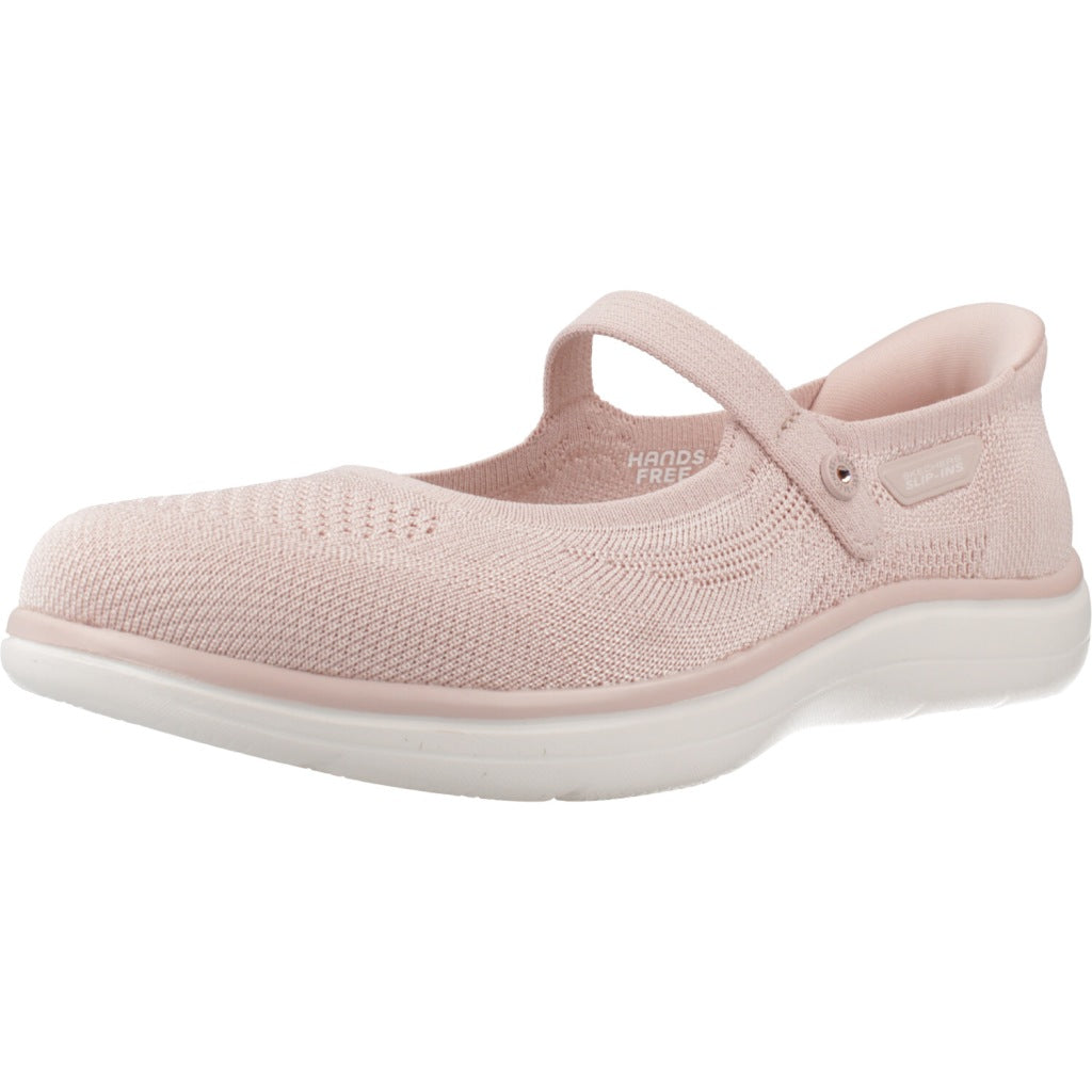SKECHERS SLIP - INS ON THE GO FLEX RADIANT en color ROSA  (1)