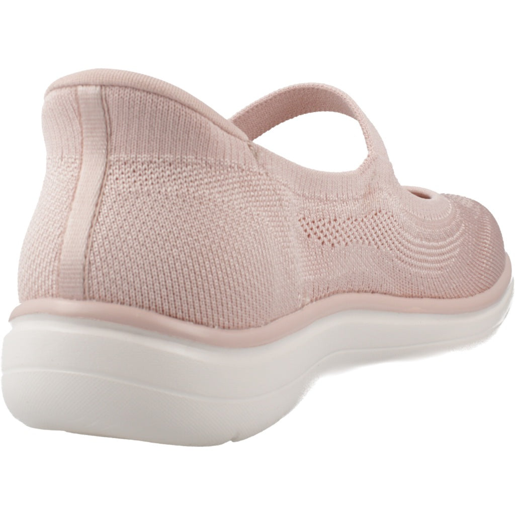 SKECHERS SLIP - INS ON THE GO FLEX RADIANT en color ROSA  (3)