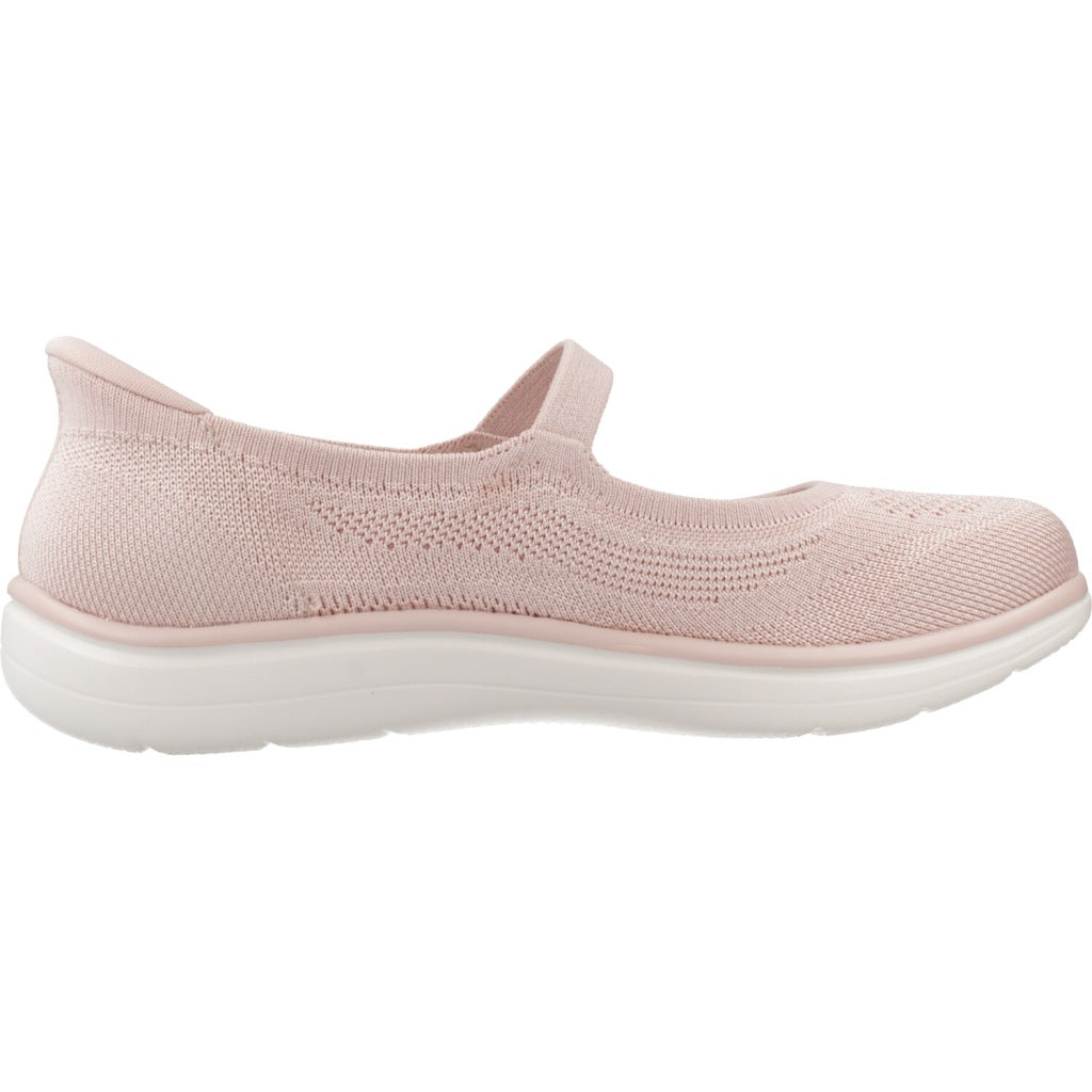SKECHERS SLIP - INS ON THE GO FLEX RADIANT en color ROSA  (4)