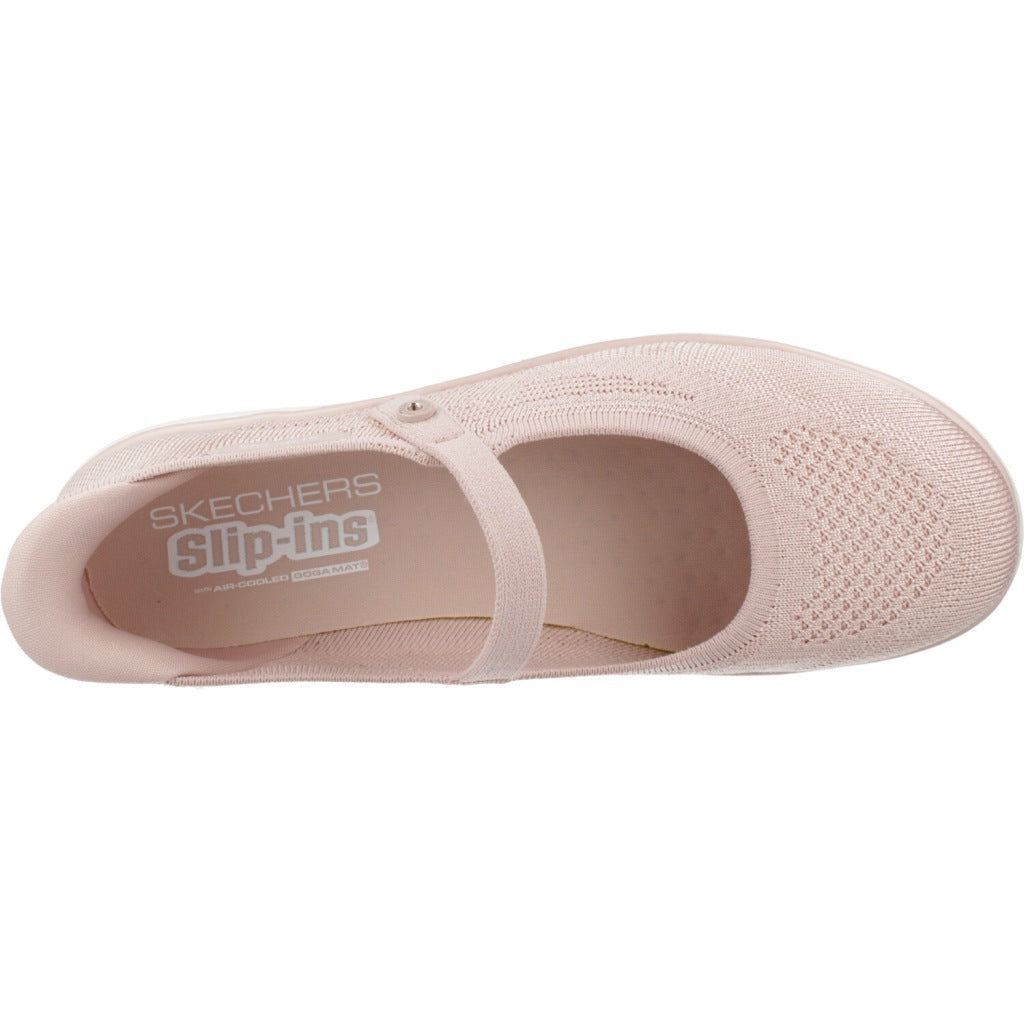 SKECHERS SLIP - INS ON THE GO FLEX RADIANT en color ROSA  (6)
