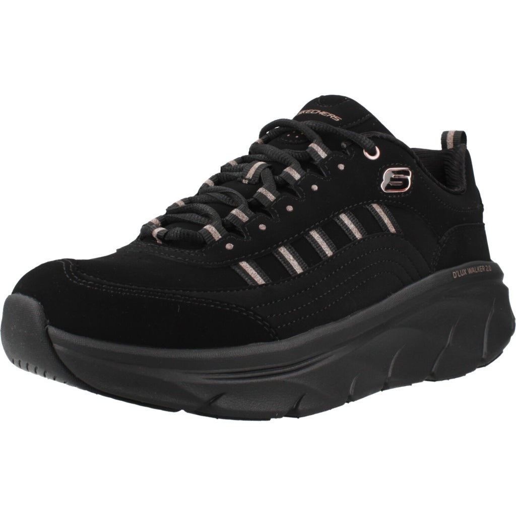 SKECHERS D LUX WALKER . GOLDEN en color NEGRO  (1)