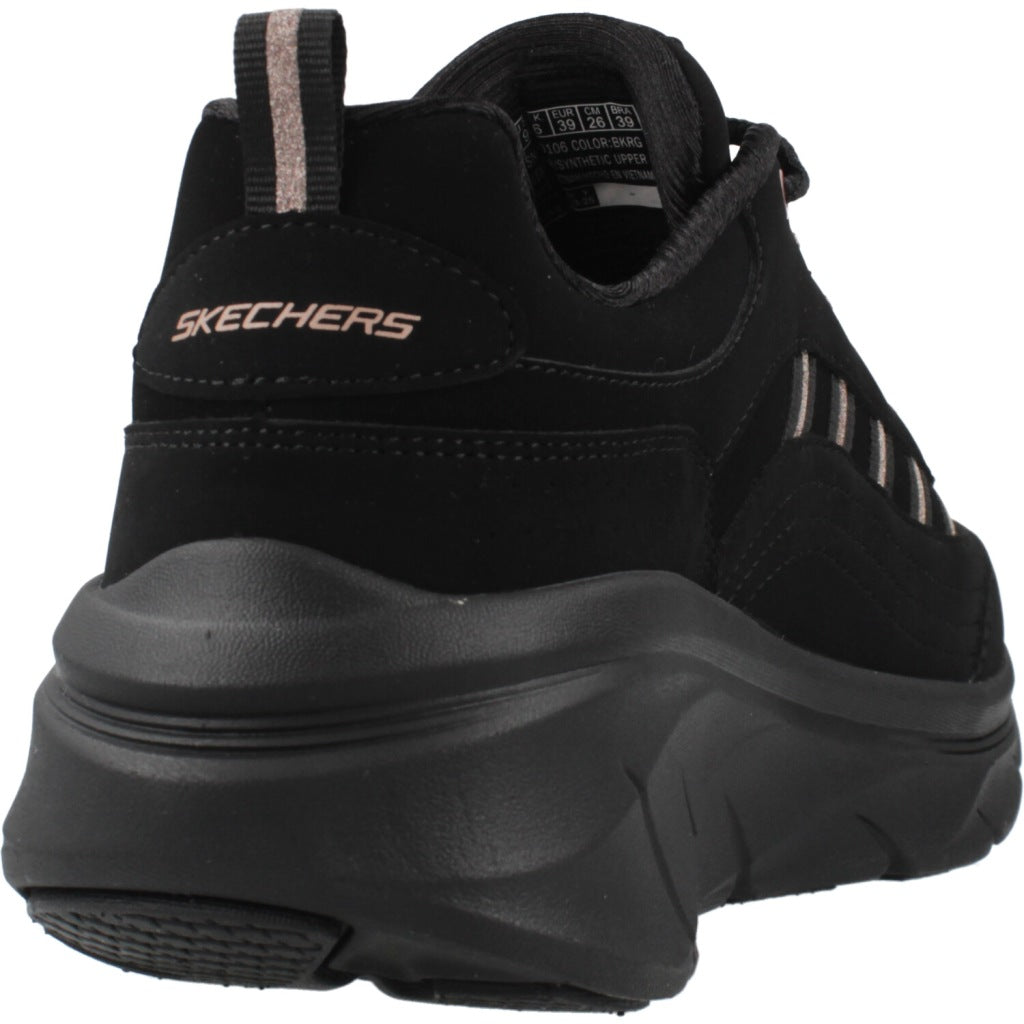 SKECHERS D LUX WALKER . GOLDEN en color NEGRO  (3)
