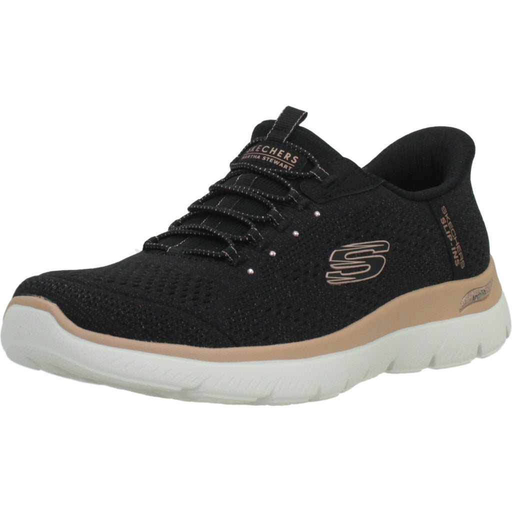 SKECHERS S ARCH FIT SUMMITS SOFT en color NEGRO  (1)