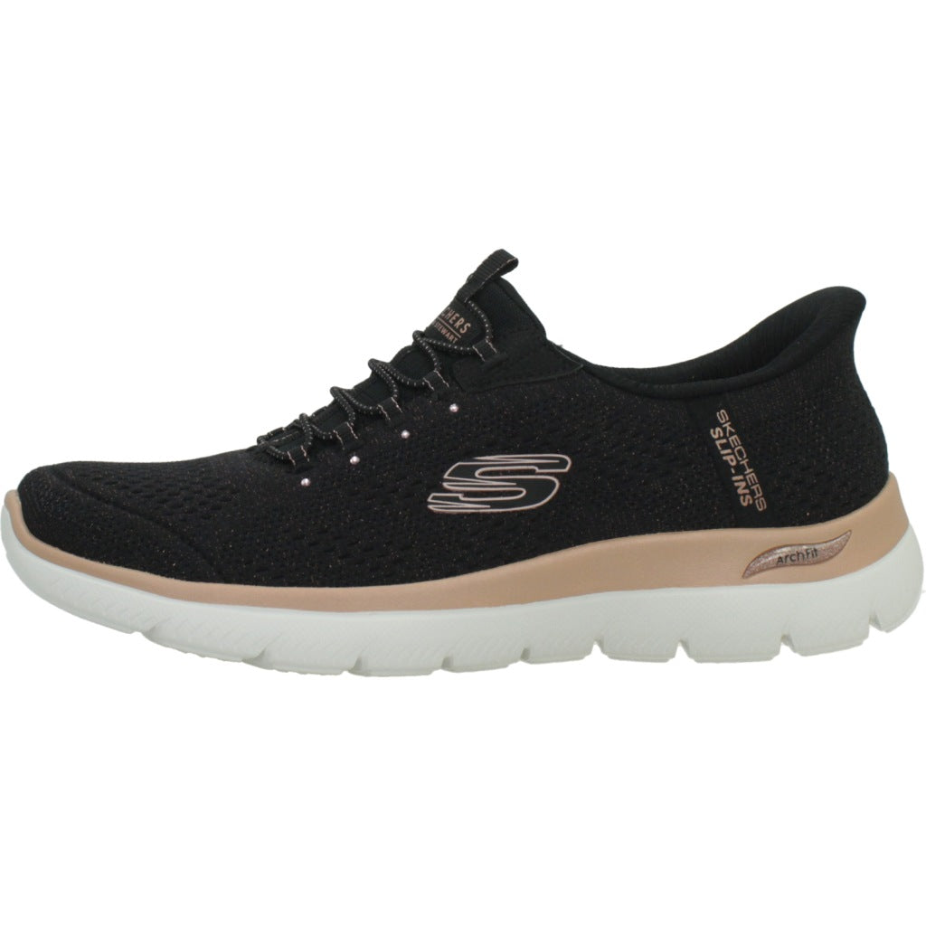 SKECHERS S ARCH FIT SUMMITS SOFT en color NEGRO  (2)