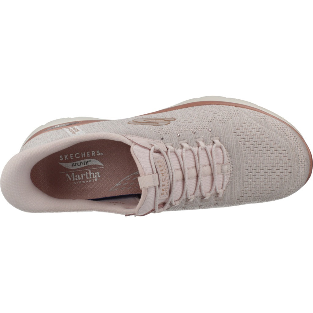 SKECHERS SLIP - INS ARCH FIT SUMMITS SOFT en color ROSA  (7)