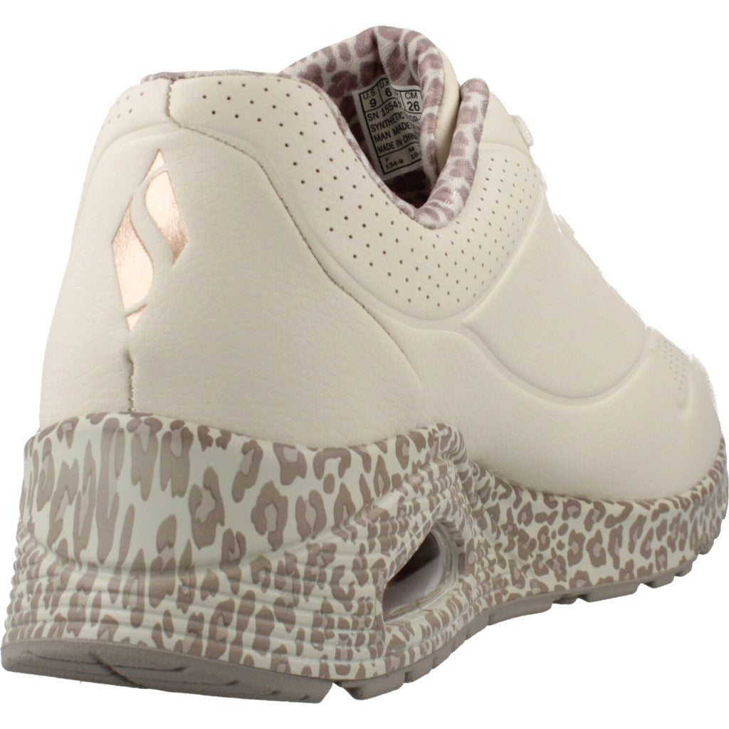 SKECHERS UNO SAFARI TIME en color BEIS  (3)