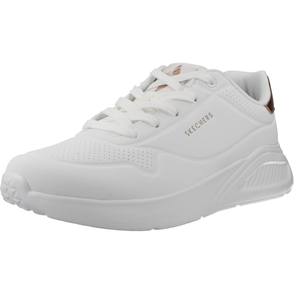 SKECHERS UNO LITE SHIMMER ALONG en color BLANCO  (1)