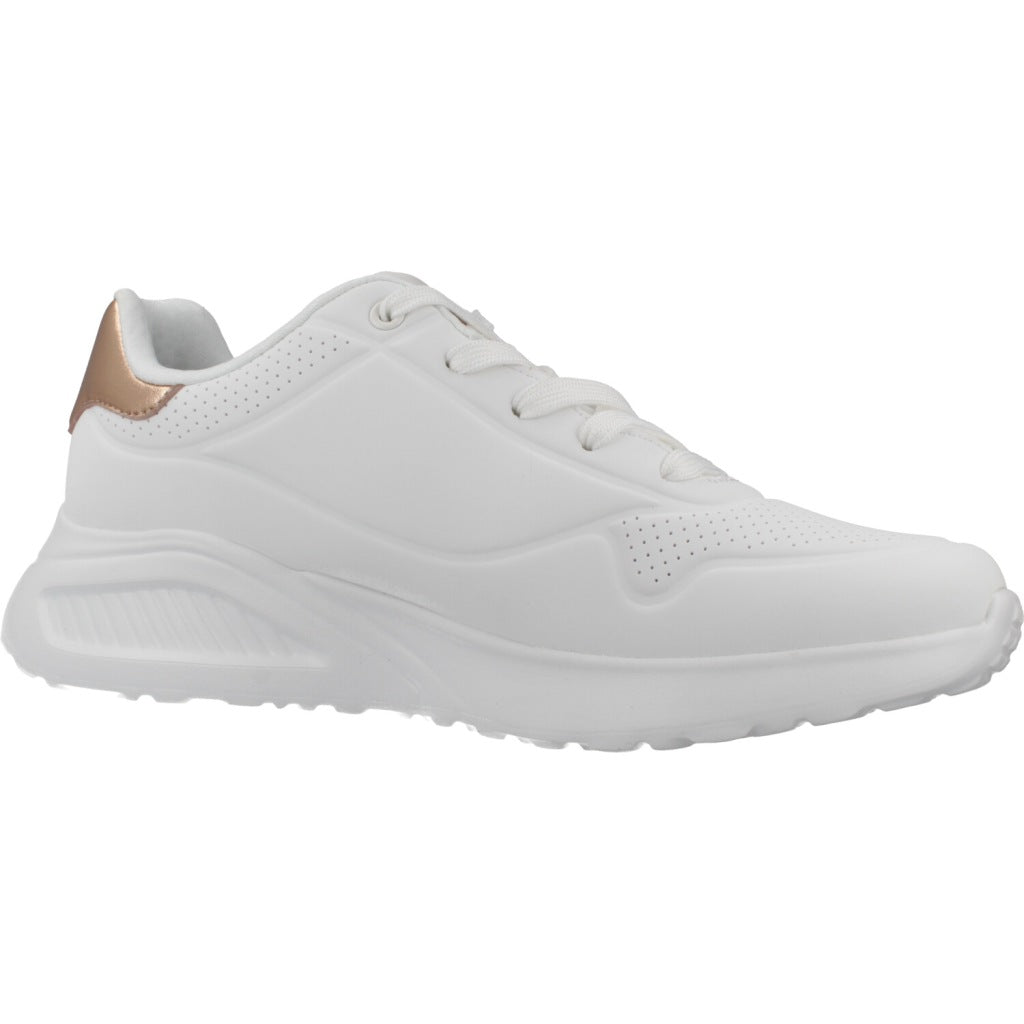 SKECHERS UNO LITE SHIMMER ALONG en color BLANCO  (5)