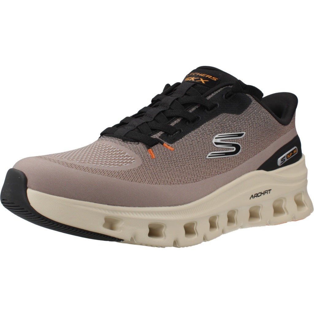 SKECHERS ARCH FIT GLIDE STEP PRO en color MARRON  (1)