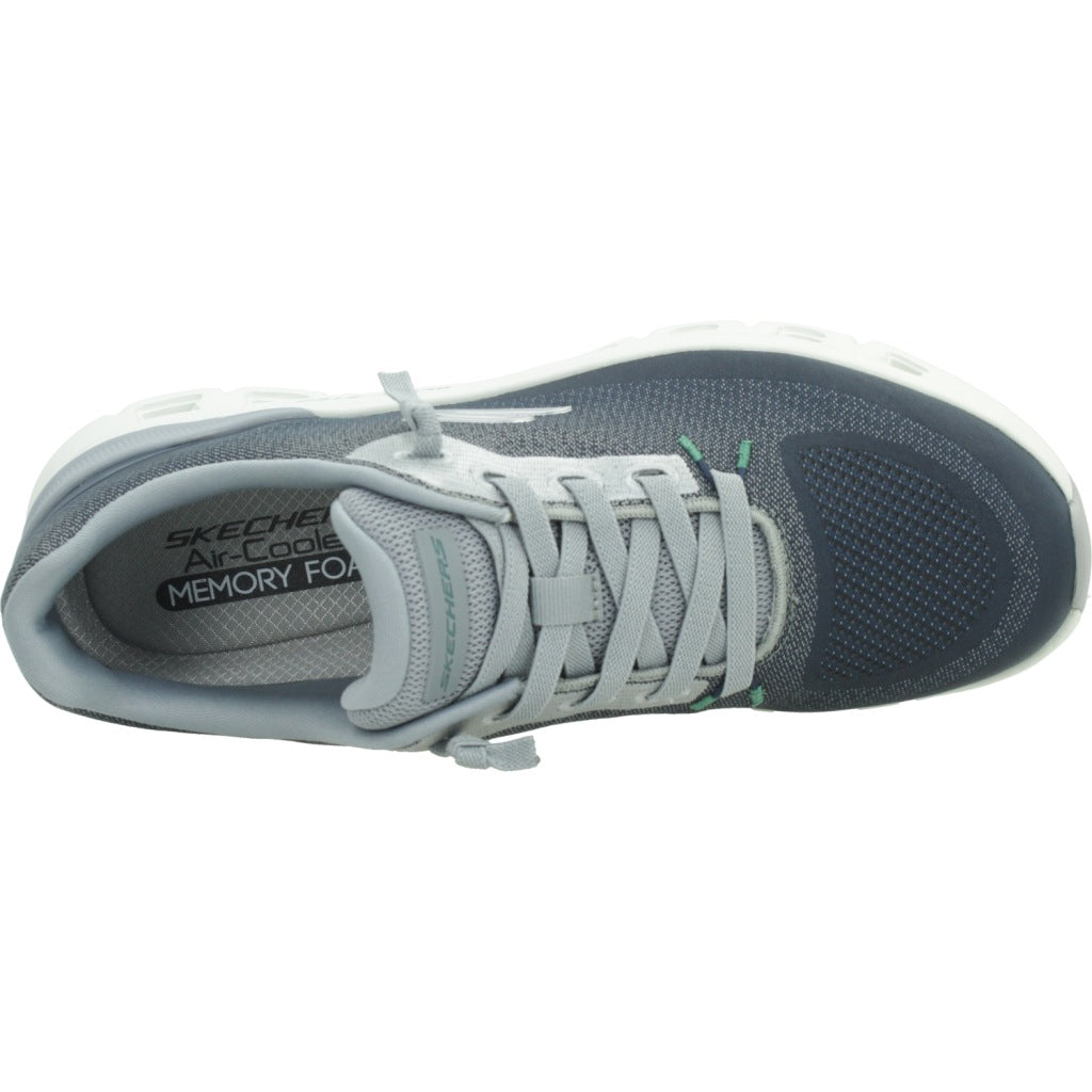 SKECHERS S GLIDE STEP PRO WAVERRA en color AZUL  (7)