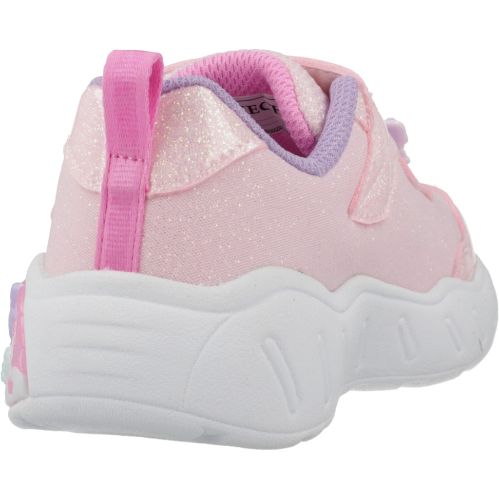 SKECHERS LIGHTS LIL BUTTERFLY BLIS en color ROSA  (3)