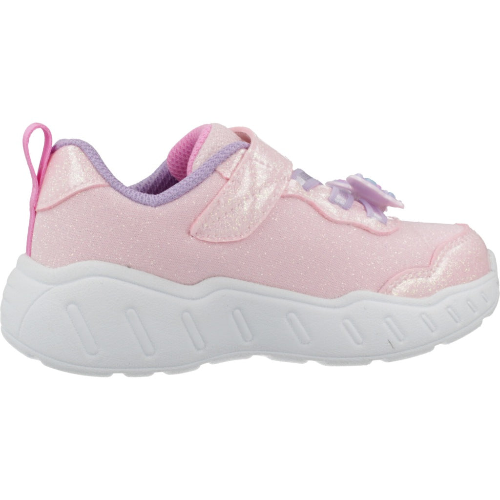 SKECHERS LIGHTS LIL BUTTERFLY BLIS en color ROSA  (4)