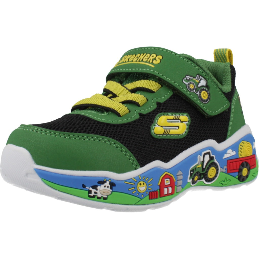 SKECHERS PLAY SCENE BARN SQUAD en color VERDE  (1)
