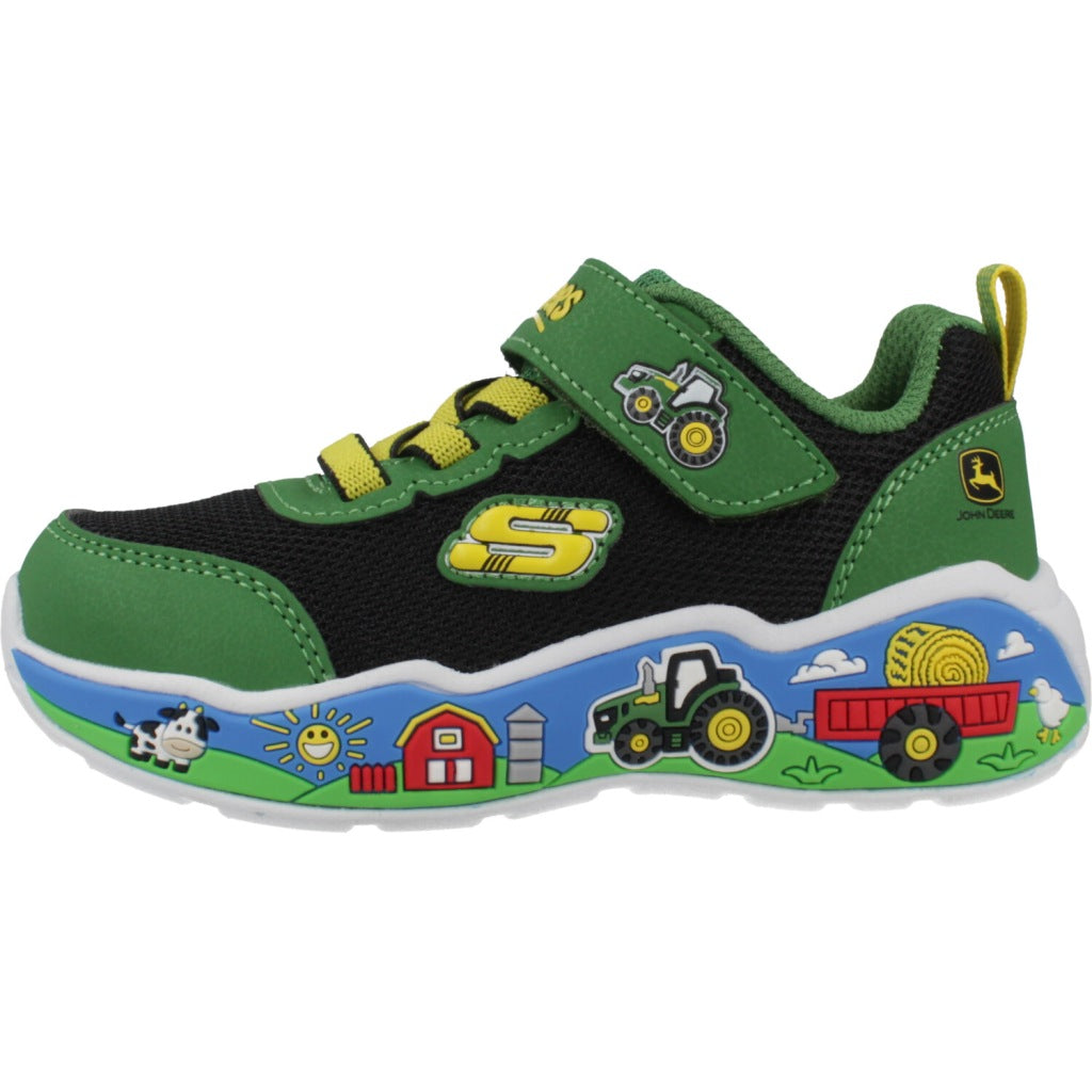 SKECHERS PLAY SCENE BARN SQUAD en color VERDE  (2)