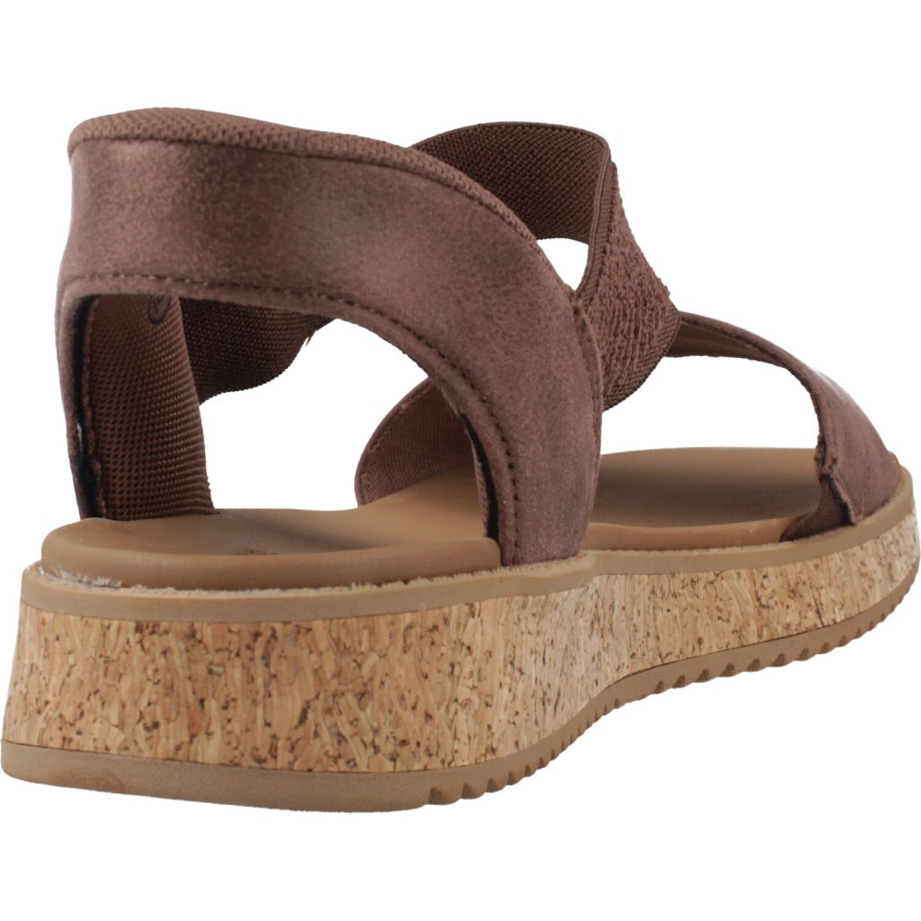 SKECHERS BOBS SUN VIBE BE CORKY en color MARRON  (3)