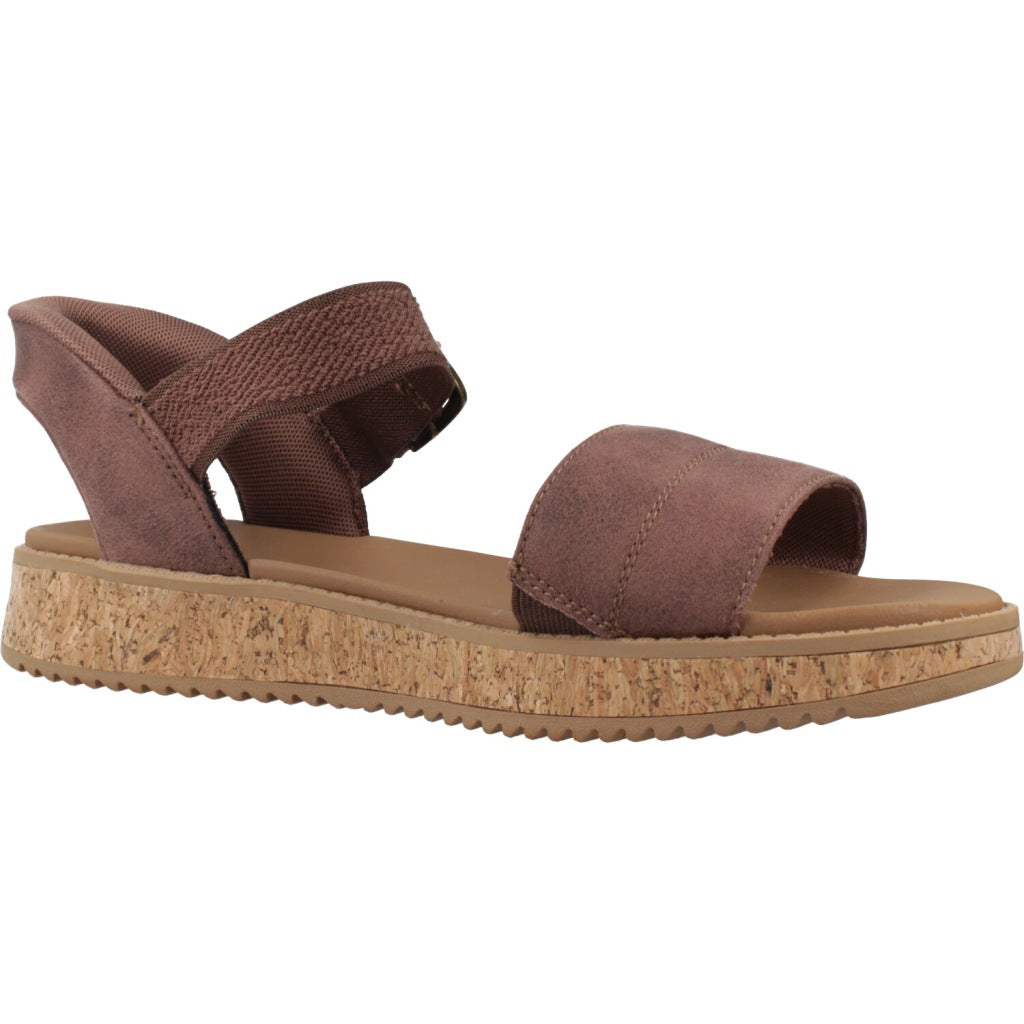 SKECHERS BOBS SUN VIBE BE CORKY en color MARRON  (5)