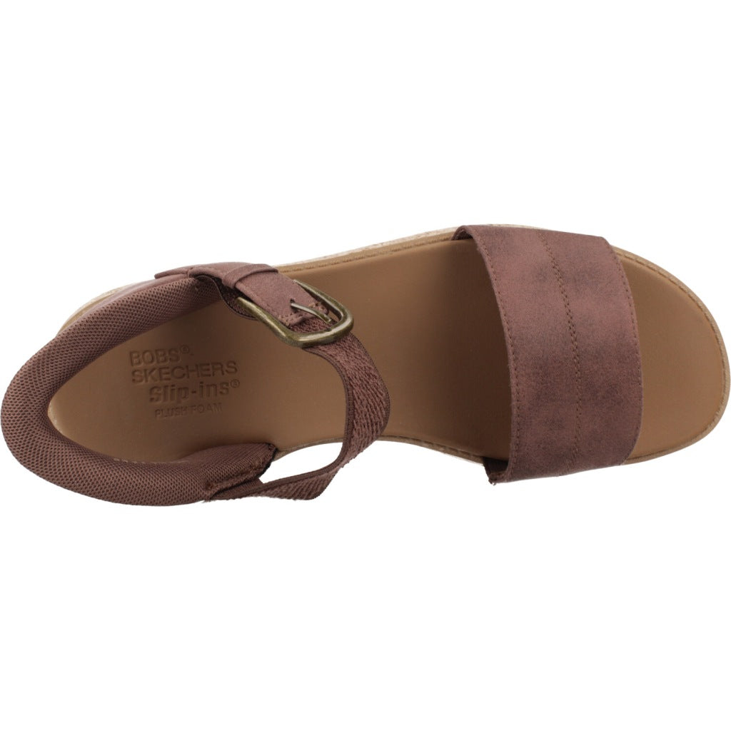 SKECHERS BOBS SUN VIBE BE CORKY en color MARRON  (6)