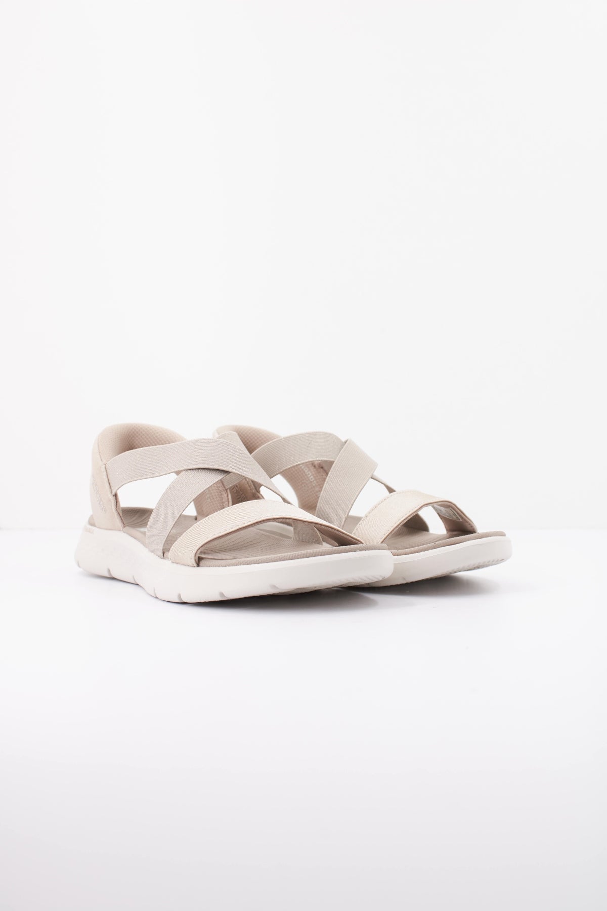 SKECHERS  GO WALK FLEX SANDAL GLIMM  en color GRIS  (2)