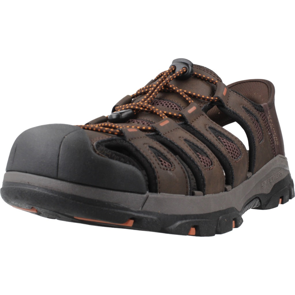 SKECHERS SLIP - INS TRESMEN NORVICK en color MARRON  (1)