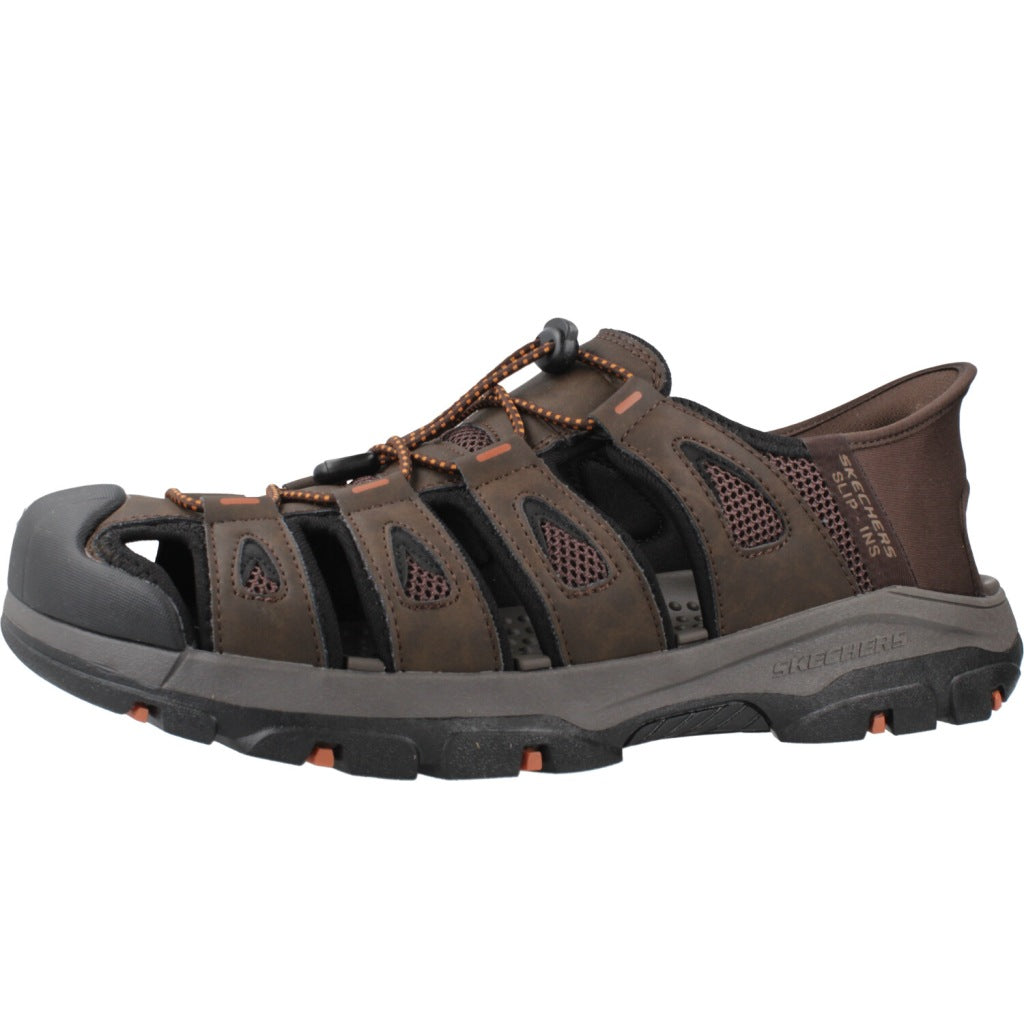 SKECHERS SLIP - INS TRESMEN NORVICK en color MARRON  (2)