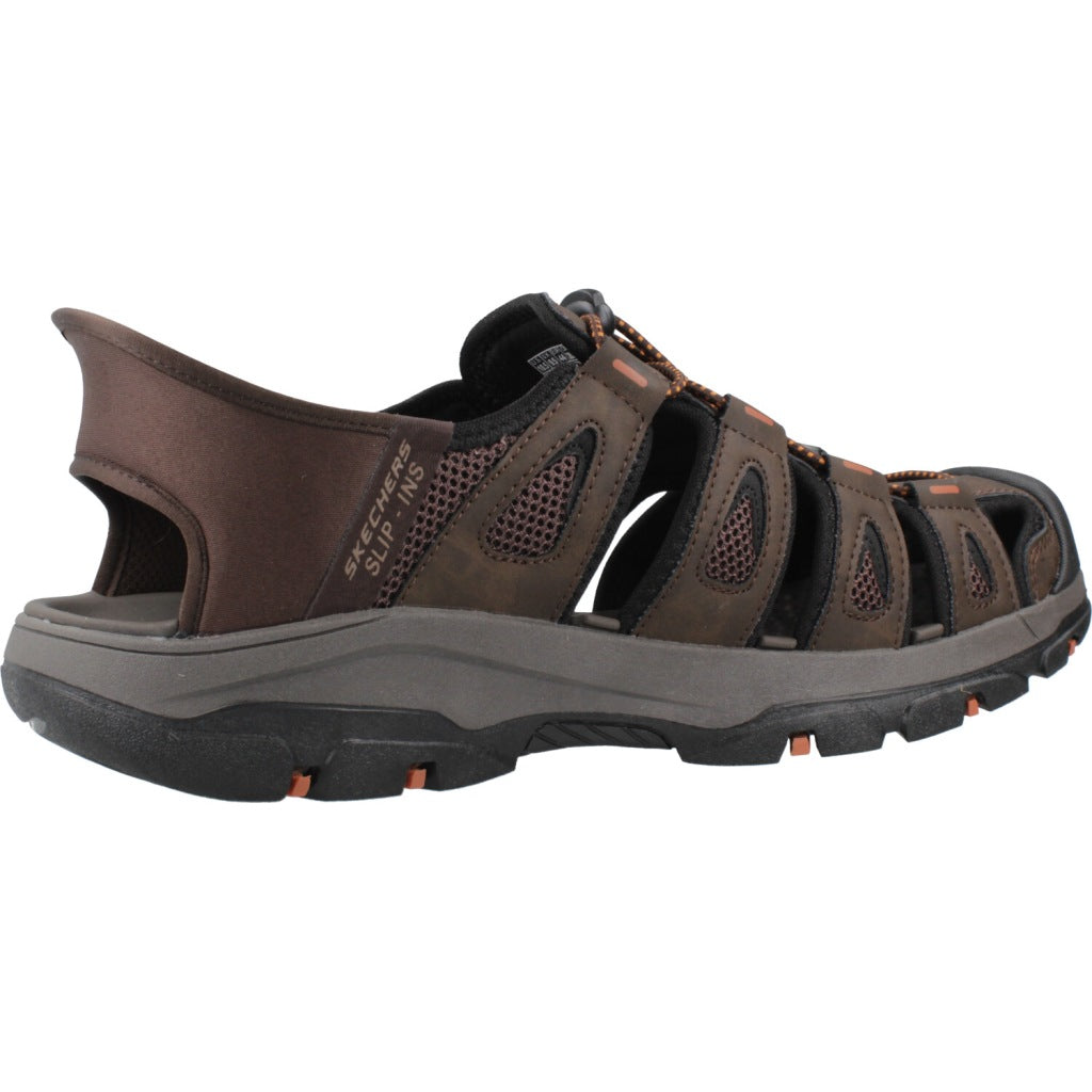 SKECHERS SLIP - INS TRESMEN NORVICK en color MARRON  (4)