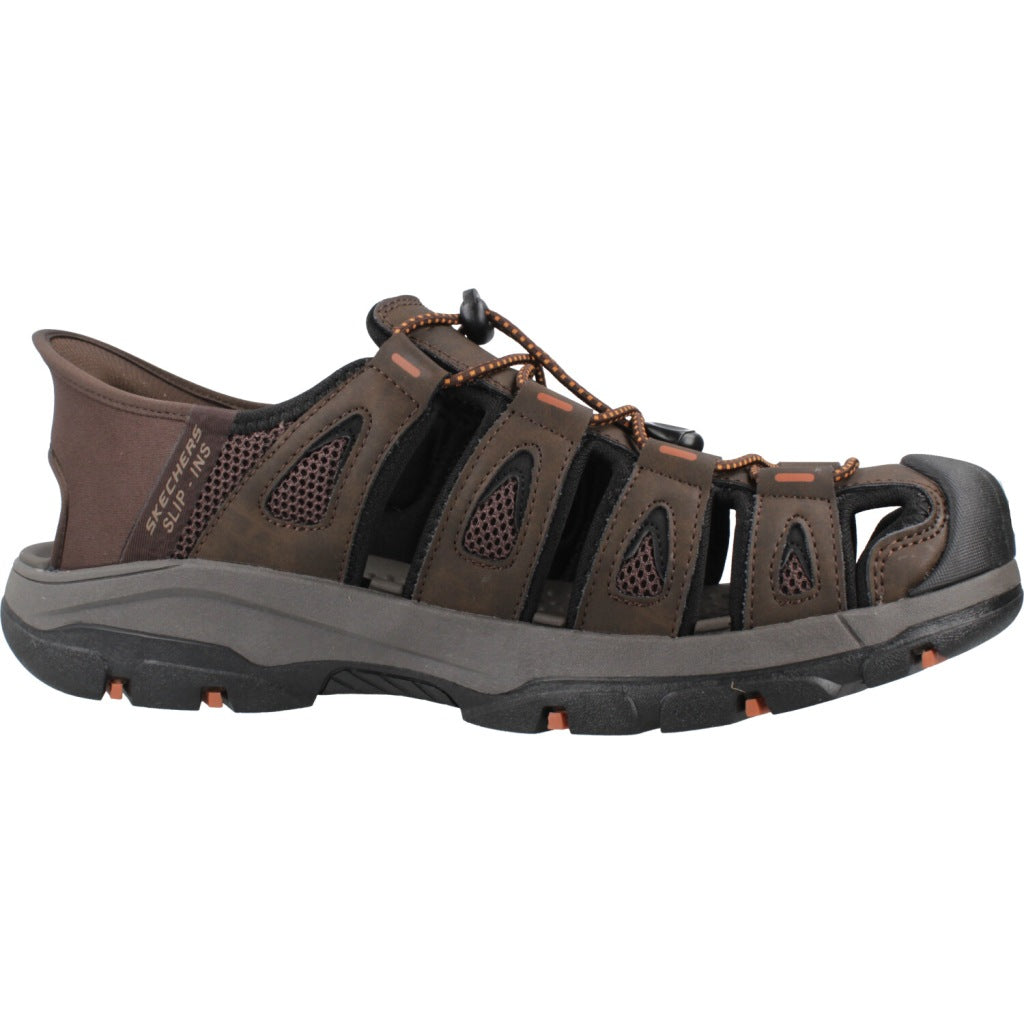 SKECHERS SLIP - INS TRESMEN NORVICK en color MARRON  (5)
