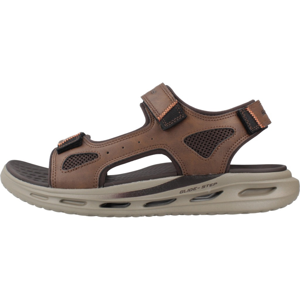 SKECHERS ORVAN SD GAMBLE en color MARRON  (2)