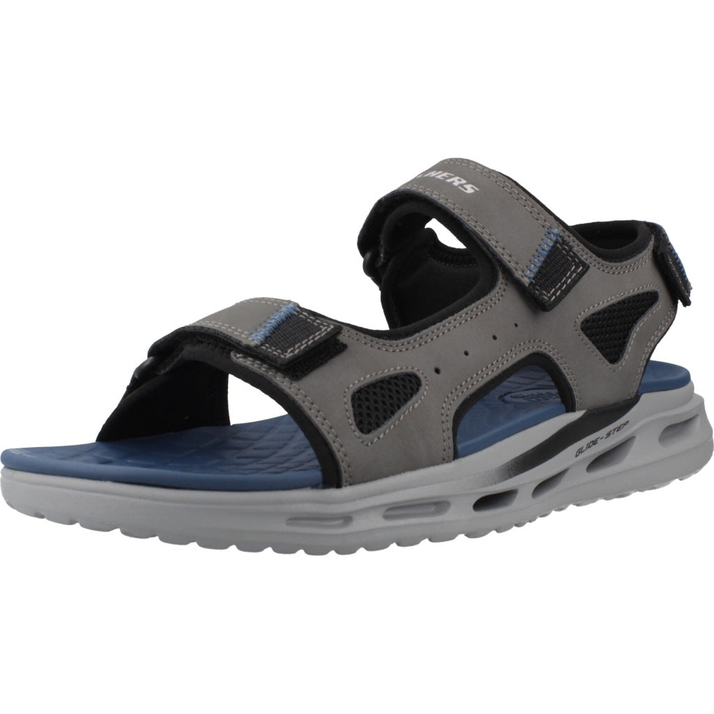 SKECHERS ORVAN SD GAMBLE en color GRIS  (1)